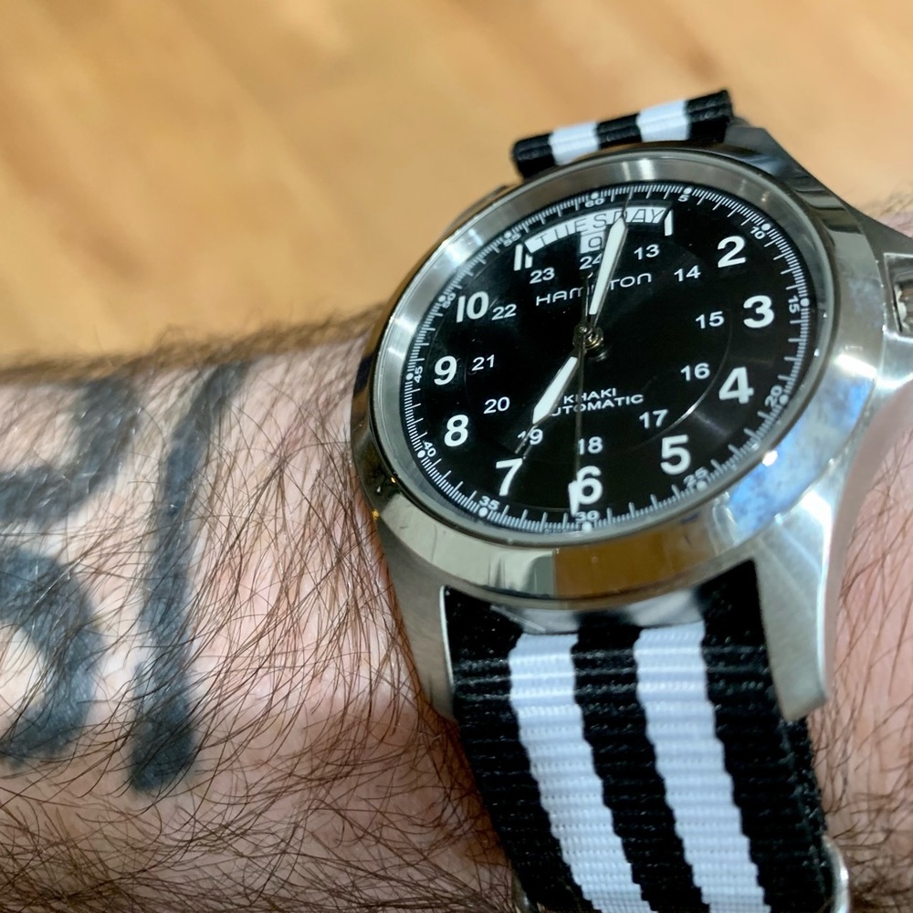 Hamilton Khaki King II Automatic Swiss Watch black dial